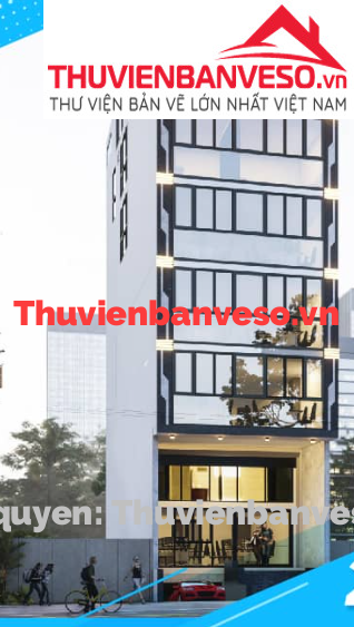 Bản vẽ Full bản vẽ kết cấu nhà 7 tầng trường trung cấp nghề