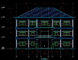 Bản vẽ Nhà văn phòng 22x15m, cao 3 tầng, full kiến trúc, kết cấu