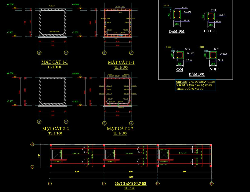 Bản vẽ Bản vẽ bề xử lý nước thải 3.5x18m, cao 3.5m, full kết cấu, cấu tạo