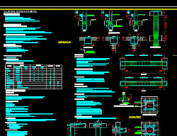 Bản vẽ Tổng hợp các ghi chú kết cấu kỹ sư hay dùng trong bản vẽ