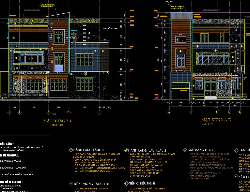 Bản vẽ Nhà dân dụng 3 tầng, kích thước 10.6x13.4, full bản vẽ kiến trúc