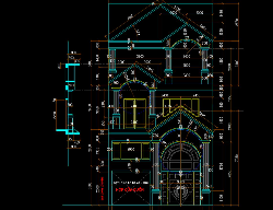 Bản vẽ Biệt thự 3 tầng, kích thước 8x11.3m, full kiến trúc, kết cấu, điện nước