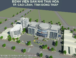 Bản vẽ Hồ sơ thiết kế bệnh viện sản nhi Thái Hòa - Tỉnh Đồng Tháp, đầy đủ các bộ môn