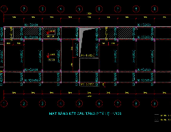 Bản vẽ Bản vẽ kết cấu nhà văn phòng 6 tầng, full kết cấu và thuyết minh tính toán