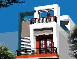 Bản vẽ Nhà phố 2 tầng, kích thước 5x12m, full kiến trúc, kết cấu, điện nước