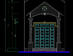 Bản vẽ Bản vẽ nhà cấp 4, có gác lửng, với 3 phòng ngủ tiện nghi, kích thước 5x22m, full kiến trúc, kết cấu
