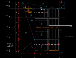 Bản vẽ Nhà văn phòng khung thép 4 tầng, kích thước 12x22m, full bản vẽ