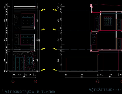Bản vẽ Nhà Phố 3 tầng, kích thước 4.2x11m, full bản vẽ kiến trúc, kết cấu,điện nước, dự toán