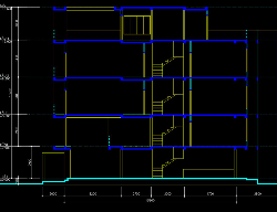 Bản vẽ Nhà phố 5 tầng, kích thước 4x17m, full bản vẽ kiến trúc, kết cấu