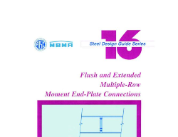 Bản vẽ AISC Design Guide 16 - Flush and Extended Multiple-Row Moment Connections