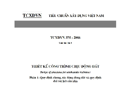 Bản vẽ TCXDVN 375-2006 - tiêu chuẩn thiết kế công trình chịu động đất