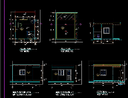 Bản vẽ Nhà bảo vệ kích thước 4x4m, full bản vẽ kiến trúc, kết cấu, nhà bảo vệ điển hình ở các nhà máy