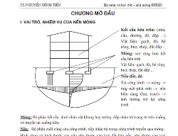 Bản vẽ Bài giảng nền và móng  - Nguyễn Đình Tiến