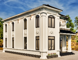 Bản vẽ Full bản vẽ Biệt thự 2 tầng mái Nhật kích thước 9x15m