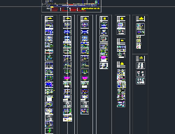 Bản vẽ Nhà ở tạm cho công nhân xây dựng công trình kích thước 11.5x19.5m