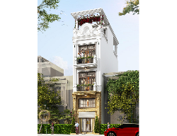 Bản vẽ Hồ sơ thiết kế kĩ thuật thi công nhà phố 4 tầng có lửng 4x12.5m