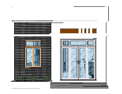 Bản vẽ Nhà cấp 4 lợp tôn