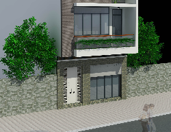 Bản vẽ Hồ sơ thiết kế nhà phố 2 tầng đẹp