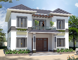 Bản vẽ Biệt thự 2 tầng mái Nhật kích thước 12x11.6m (full kiến trúc, kết cấu, điện nước, 3d sketchup)