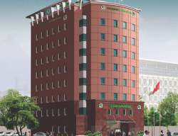 Bản vẽ Bản vẽ Ngân hàng VietcomBank cao 9 tầng KT 30x21.5m full kiến trúc, kết cấu, điện nước, phòng cháy