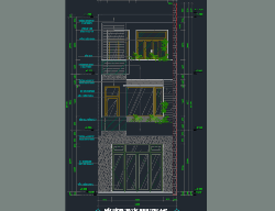 Bản vẽ Full Autocad NHÀ 3 TẦNG 5x15 (đất 5x20m). Hồ sơ thi công kiến trúc, kết cấu, điện nước.