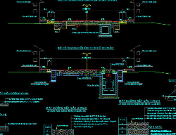Bản vẽ FULL Thiết kế tuyến phố và thoát nước có bề rộng mặt đường Bm=6m
