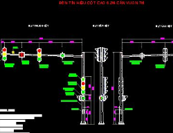 Bản vẽ Hồ sơ thiết kế bộ đèn tín hiệu giao thông