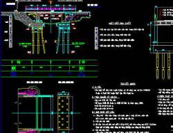 Bản vẽ Bản vẽ cầu Nghi Hải - Km1+818.50, thuộc huyện Nghi Lộc, Nghệ An, 1 nhip bản 9m, Khổ cầu B=10+2x0.5m