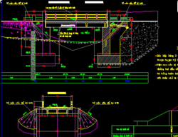 Bản vẽ Bản vẽ cầu Xốp Xăng 2 - Km39+814, 1 nhịp dầm T 9m, khổ cầu B=4+2x0.2m thuộc huyện Kỳ Sơn, tỉnh Nghệ