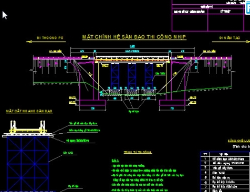 Bản vẽ Bản vẽ hoàn công Cầu dàn Bellay