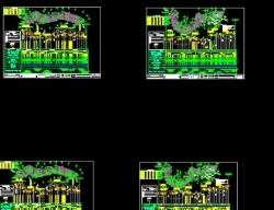 Bản vẽ Bản vẽ thiết kế thi công tuyến + cống trên đường có mặt cắt ngang B=5.5+2x0.5m