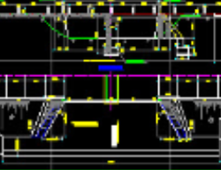 Bản vẽ Bản vẽ tuyến + cầu tràn liên hợp 2 nhịp 6m, Khổ cầu B=7+2x0.5m, Tải trọng H13-X60
