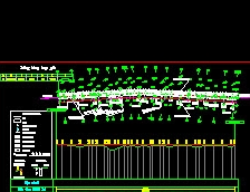 Bản vẽ Bản vẽ thiết kế điển hình đường cấp 3 đồng bằng có mặt cắt ngang B=11m