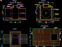 Bản vẽ Bản vẽ thiết kế chi tiết ga thăm cống D2000