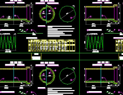 Bản vẽ Bản vẽ chi tiết cốt thép ống cống tròn BTCT D400, tải trọng A, B, C, D, chiều dài L=1, 2, 4m