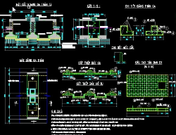 Bản vẽ Bản vẽ thiết kế cống hộp khẩu độ 2x(3,7x2,6)m