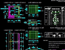 Bản vẽ Bản vẽ thiết kế cống bản đúc sẵn nhiều khẩu độ