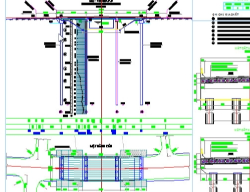 Bản vẽ Bản vẽ cầu dầm bản 3 nhịp L= 12+15+12m khổ cầu 12m