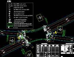 Bản vẽ Bản vẽ thiết kế đèn tín hiệu giao thông trên tỉnh lộ 534