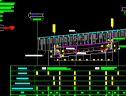 Bản vẽ Bản vẽ thiết kế giải pháp xử lý sạt trượt trên đường QL19 bằng tường chắn ta luy âm