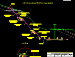 Bản vẽ Bản vẽ thiết kế giải pháp gia cố mái ta luy dương trên đường QL19 bằng tấm ốp BTXM 40x40x5cm