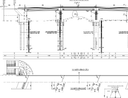 Bản vẽ Bản vẽ cầu dầm I 3 nhịp 33m khổ cầu 13m đầy đủ các hạng mục