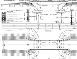 Bản vẽ Bản vẽ cầu dầm T 1 nhịp 18m khổ cầu 8m đầy đủ các hạng mục