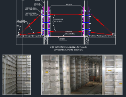 Bản vẽ bản vẽ BPTC nhà cao tầng_ Cốp pha Nhôm